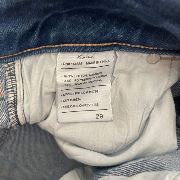 KanCan Ultra High Rise Stretch Distressed Skinny Jeans Size 29 - Picture 8 of 9